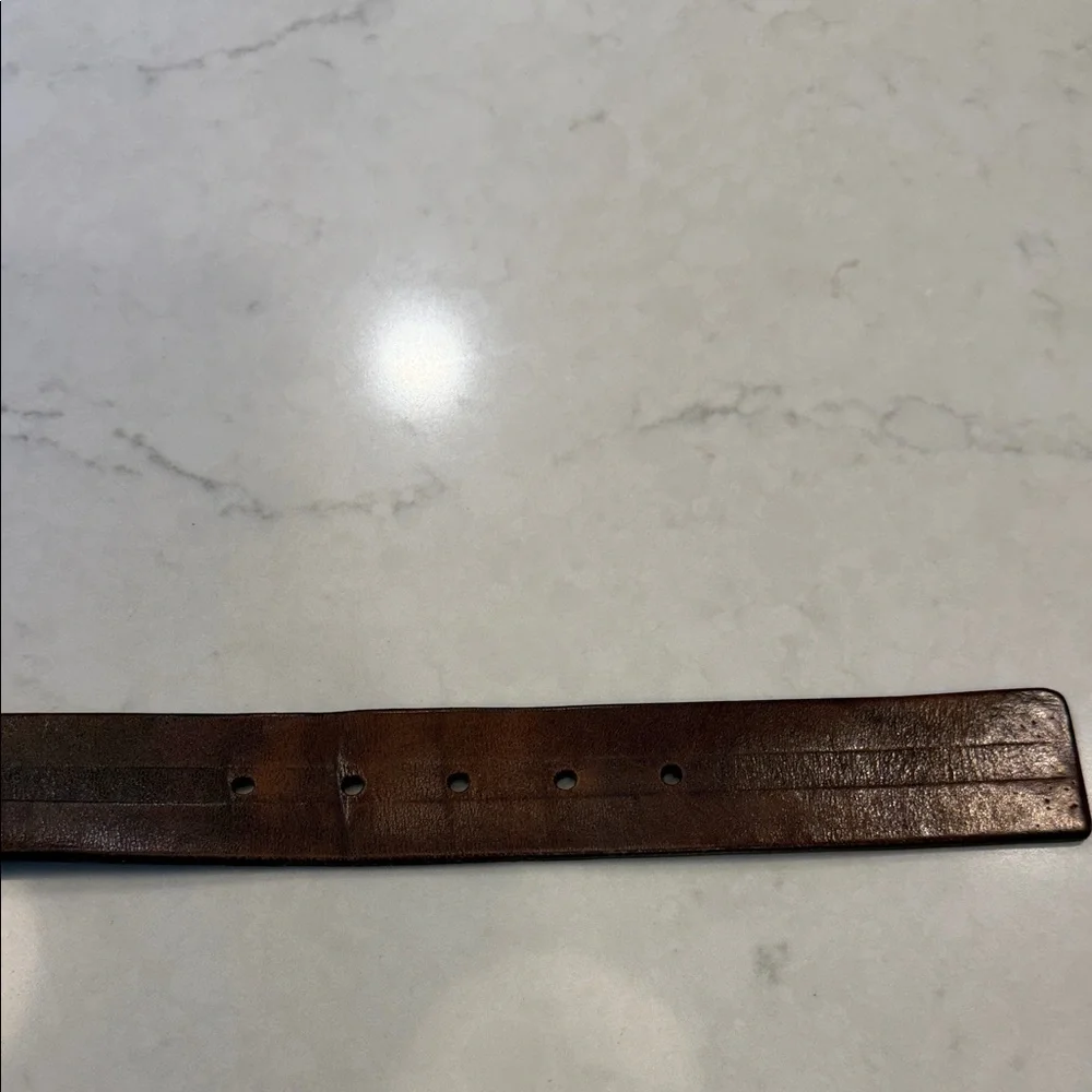 Fossil‎ Men's Brown Leather Belt Size 34